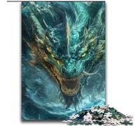 Puzzle 2000 pièces pour Adolescents Mysterious Dragon Staycation Kill Time avec pièces entièrement emboîtables de Formes aléatoires 70x100cm