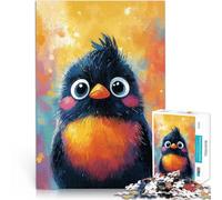 Puzzle 2000 pièces pour Adolescents Oiseau de Dessin animé Mignon Jeu Familial pour et Renforcer l'amour Entre Les Couples 70x100cm