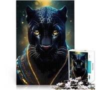 Puzzle 2000 pièces pour Adolescents Panthère Noire Défi Difficile pour soulager Le Stress Jouets de décoration pour la Maison 70x100cm