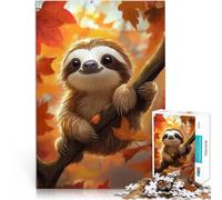 Puzzle 2000 pièces pour Adolescents Paresseux Mignon en Automne Jouets Anti-Stress Décoration d'intérieur et Cadeaux Uniques 70x100cm