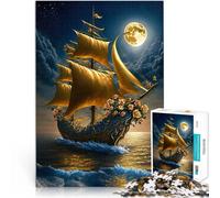 Puzzle 2000 pièces pour Adolescents Paysage de voilier Réduction du Stress intéressante Renforcer l'amour Entre Les Couples 70x100cm