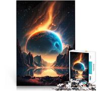 Puzzle 2000 pièces pour Adolescents Paysage du sanctuaire Cosmique Jeux de détente Liste de souhaits avec Le Père Noël 70x100cm