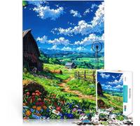 Puzzle 2000 pièces pour Adolescents Peinture de Paysage Naturel Staycation Tuer Le Temps Cadeau d'œuvre d'art 70x100cm