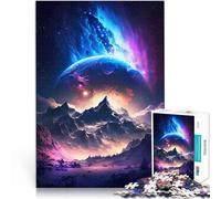 Puzzle 2000 pièces pour Adolescents Planète Merveilleuse Aurora Analyse et logique Liste de souhaits avec Le Père Noël 70x100cm