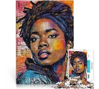 Puzzle 2000 pièces pour Adolescents Portrait à l'aquarelle de Lauryn Hill Jeu intellectuel De Superbes Cadeaux et Jouets 70x100cm