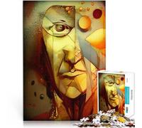 Puzzle 2000 pièces pour Adolescents Portrait Humain surréaliste Assemblage du modèle Cadeau d'anniversaire, Cadeaux, décoration Murale 70x100cm