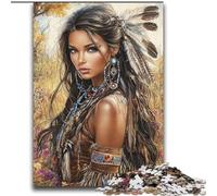 Puzzle 2000 pièces pour Adolescents Princesse Indienne Jouet éducatif intellectuel décompressant Décoration Parfaite 70x100cm