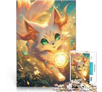 Puzzle 2000 pièces pour Adolescents Renard animé Mignon avec Un orbe Jeux de détente Car C'est Un pour Toute la Famille 70x100cm
