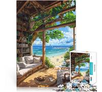 Puzzle 2000 pièces pour Adolescents Retraite dans Une Villa en Bord de mer Jouets de Jeu Cadeau d'anniversaire 70x100cm