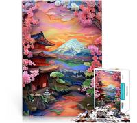 Puzzle 2000 pièces pour Adolescents Sanctuaire de Sakura Défi Difficile pour soulager Le Stress décoration Murale 70x100cm