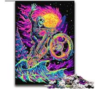 Puzzle 2000 pièces pour Adolescents Squelette Vélo Décompression Intellectuelle Jouet Éducatif Décoration Parfaite 70x100cm