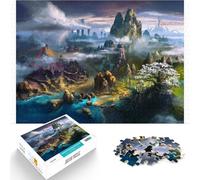 Puzzle 2000 pièces pour Adolescents Terre des Dieux Entraînez Votre Cerveau et Vos Mains Anniversaire et Cadeaux Uniques 70x100cm