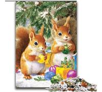 Puzzle 2000 pièces pour Adolescents, thème Eau, Noël, écureuil, Vacances, Tuer Le Temps, avec pièces entièrement emboîtables de Formes aléatoires, 70x100cm