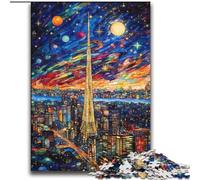 Puzzle 2000 pièces pour Adolescents, thème Tokyo Staycation coloré, tuez Le Temps avec des pièces entièrement emboîtables de Formes aléatoires 70x100cm