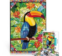 Puzzle 2000 pièces pour Adolescents Toucan dans Un Jardin Tropical Jeu intellectuel Car C'est Un pour Toute la Famille 70x100cm