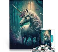 Puzzle 2000 pièces pour Adolescents Une Licorne de Dessin animé Jeu éducatif Familial Car C'est Un pour Toute la Famille 70x100cm