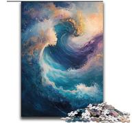 Puzzle 2000 pièces pour Adolescents Vagues pour 14 Ans et Plus Jouet éducatif intellectuel décompressant Excellent Cadeau 70x100cm