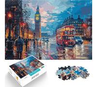 Puzzle 2000 pièces pour Adolescents Voyage à Londres pour Le Jeu éducatif Challenge Toy Convient pour la décoration de Bureau 70x100cm