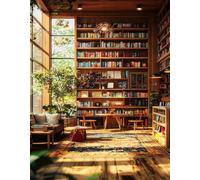 Puzzle 2000 Pièces pour Adultes 100x70cm - Étude Chaleureuse - avec Lettres et Poster de Référence - Activité Relaxation et Défi - Décoration Murale - Cadeau pour Hommes et Femmes