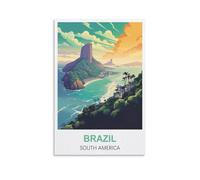 Puzzle 2000 pièces pour Adultes, Affiches Brésil Amérique du Sud, Puzzle Classique, défi cérébral, Jeu Difficile et Stimulant 100 x 70 cm
