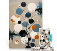 Puzzle 2000 pièces pour Adultes Arbre Circulaire Abstrait Jeu Familial Anti-Stress Défi Difficile Œuvre d'art 70x100cm