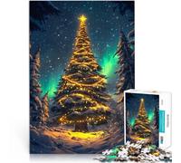 Puzzle 2000 pièces pour Adultes Arbre de Noël Jouets addictifs pour Le défi de l'intelligence cérébrale Une œuvre d'art 70x100cm
