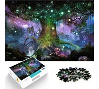 Puzzle 2000 pièces pour Adultes Arbre mystérieux Jouet éducatif intellectuel décompressant Interaction Parent-Enfant 70x100cm