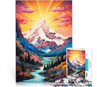Puzzle 2000 pièces pour Adultes Art des Montagnes d'été Jouets éducatifs d'apprentissage Collection d'artistes, Beaux-Arts 70x100cm