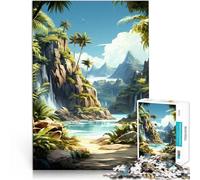 Puzzle 2000 pièces pour Adultes Art du Paysage Défi Difficile pour soulager Le Stress Renforcer l'amour Entre Les Couples 70x100cm