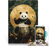 Puzzle 2000 pièces pour Adultes Batteur Panda Aidez Le Cerveau à exercer des Jouets addictifs pour cultiver la Patience Jeu de défi Unique 70x100cm