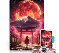 Puzzle 2000 pièces pour Adultes Bloodmoon Girl au Japon Jeux éducatifs Décoration d'intérieur Super Cadeau 70x100cm