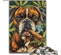 Puzzle 2000 pièces pour Adultes Boxer fumant, activités familiales Amusantes à la Maison, Cadeau d'anniversaire, Cadeau de Voyage, pour Les Enfants de 14 Ans et Plus, 70x100cm