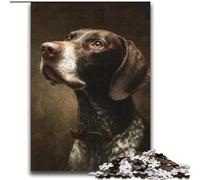 Puzzle 2000 pièces pour Adultes Braque Allemand, Anti-Stress, défi Difficile, Chaque pièce est Unique - Jeu Familial Stimulant et Amusant 70x100cm