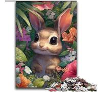 Puzzle 2000 pièces pour Adultes, Cadeau Lapin, pour Les 14 Ans et Plus, Jouet éducatif et décompressant, idéal comme Cadeau, 70x100cm