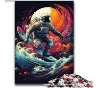 Puzzle 2000 pièces pour Adultes, Cadeaux d'astronautes surfeurs pour Les 14 Ans et Plus, Jouet éducatif intellectuel décompressant, Excellent Cadeau 70x100cm