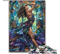 Puzzle 2000 pièces pour Adultes, Cadeaux, Femme vitrail, Jeu éducatif, défi, Collection d'artistes, Beaux-Arts, 70x100cm