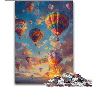 Puzzle 2000 pièces pour Adultes, Cadeaux, Jeu de Peinture à l'huile sur montgolfière, Jouets, Chaque pièce est Unique - Jeu Familial Stimulant et Amusant 70x100cm