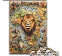 Puzzle 2000 pièces pour Adultes, Cadeaux, Monde Animal Africain, Jouet éducatif et décompressant, adapté aux Couples de 14 Ans et Plus, 70x100cm