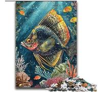 Puzzle 2000 pièces pour Adultes, Cadeaux, Poissons des Grands Fonds, Jouet éducatif intellectuel décompressant, adapté aux Couples de 14 Ans et Plus, 70x100cm