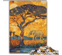 Puzzle 2000 pièces pour Adultes, Cadeaux, prairies africaines, Jouets éducatifs, Jeux de Famille, Cadeaux pour Amis et Famille, 70x100cm