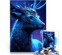 Puzzle 2000 pièces pour Adultes Cerf Fantastique Fabriqué en Carton pour Les 14 Ans et Plus pour s'amuser en Famille Cadeau d'anniversaire, Cadeaux, Art Mural。Taille：70x100cm/27.5x39.3pouce
