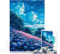 Puzzle 2000 pièces pour Adultes Chalet du Ciel Nocturne Jouets Jeux éducatifs Soulagement du Stress Une œuvre d'art 70x100cm