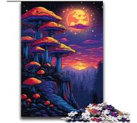 Puzzle 2000 pièces pour Adultes Champignons psychédéliques Staycation Kill Time avec pièces entièrement emboîtables de Formes aléatoires 70x100cm