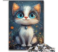 Puzzle 2000 pièces pour Adultes Chaton Mignon Difficile Cadeaux pour Les Amis et la Famille Convient pour Et 14 70x100cm