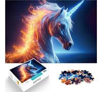 Puzzle 2000 pièces pour Adultes Cheval Jouets addictifs pour Le défi de l'intelligence cérébrale Jeu de défi Unique 70x100cm