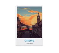 Puzzle 2000 pièces pour Adultes, Crewe Cheshire Classic Brain Challenge, Jeu Difficile et Stimulant 100 x 70 cm