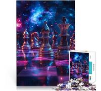 Puzzle 2000 pièces pour Adultes Échiquier Cosmique pour Le Jeu éducatif Challenge Toy Cadeau d'anniversaire, Cadeaux, décoration Murale 70x100cm