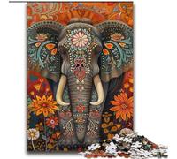 Puzzle 2000 pièces pour Adultes, éléphant Mort, Jeux d'activités familiales stimulants, Jouet à Faire soi-même pour décoration Murale, Cadeaux 70x100cm