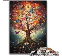 Puzzle 2000 pièces pour Adultes et Adolescents Arbre de Vie Jeu Familial Soulagement du Stress Défi Difficile Cadeaux du Père Noël Secret 70x100cm