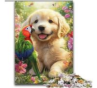 Puzzle 2000 pièces pour Adultes et Adolescents, bébé Golden Retriever, à partir de 14 Ans Difficile à réaliser, mais Amusant et Humoristique Superbes Cadeaux et Jouets 70x100cm